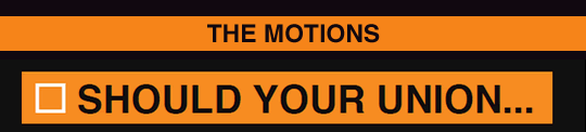 The Motions - Should your Union: