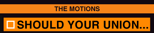 The Motions - Should your Union: