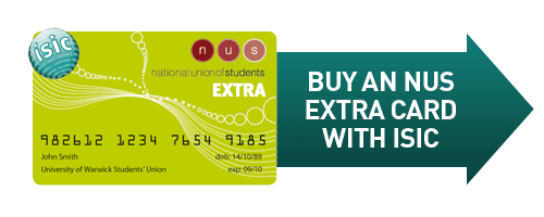 Buy an NUS Extra Card + ISIC