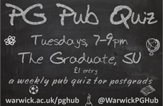 Postgraduate Pub Quiz (FREE EVENT)