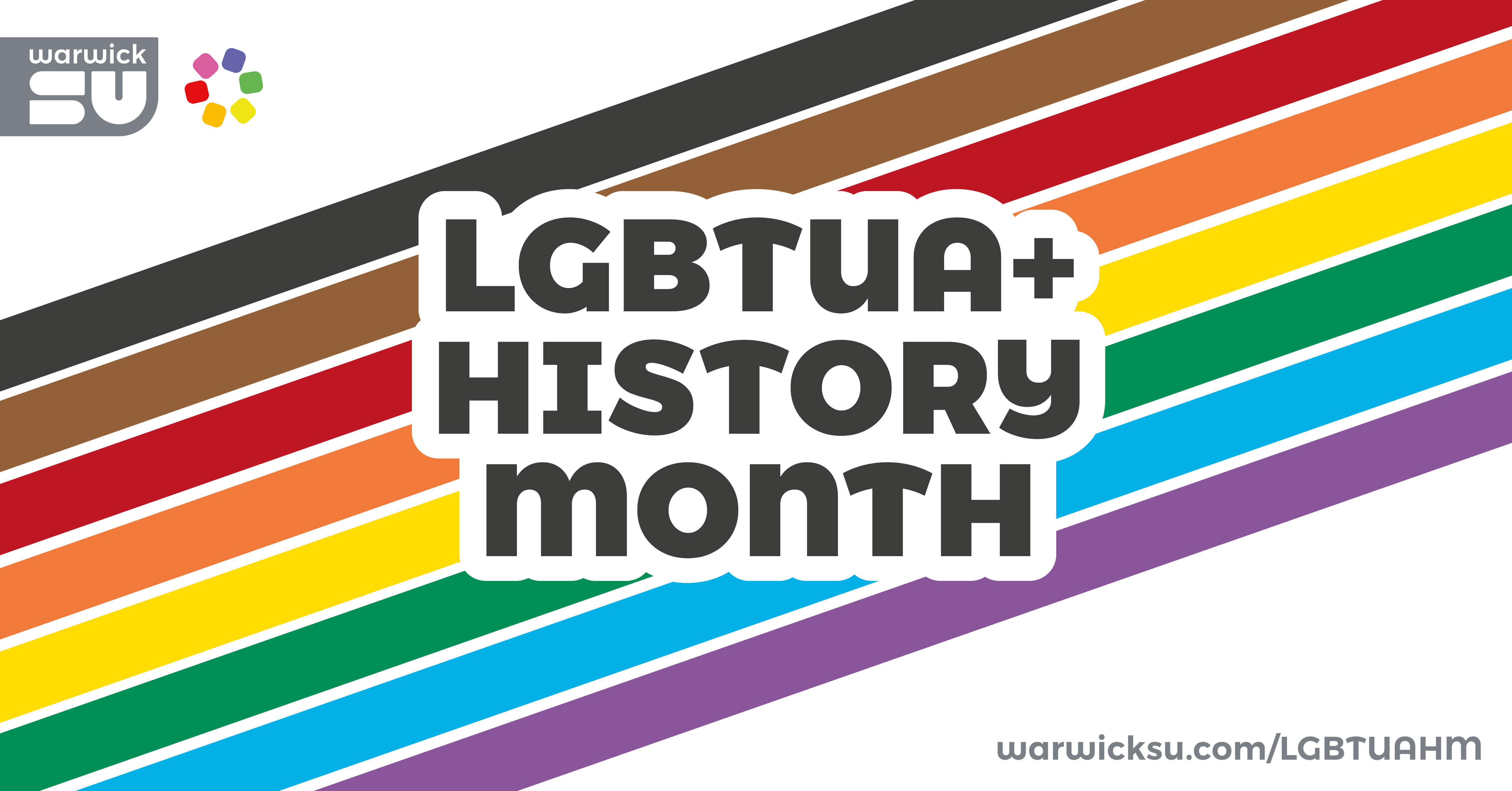 LGBTUA+ history month banner