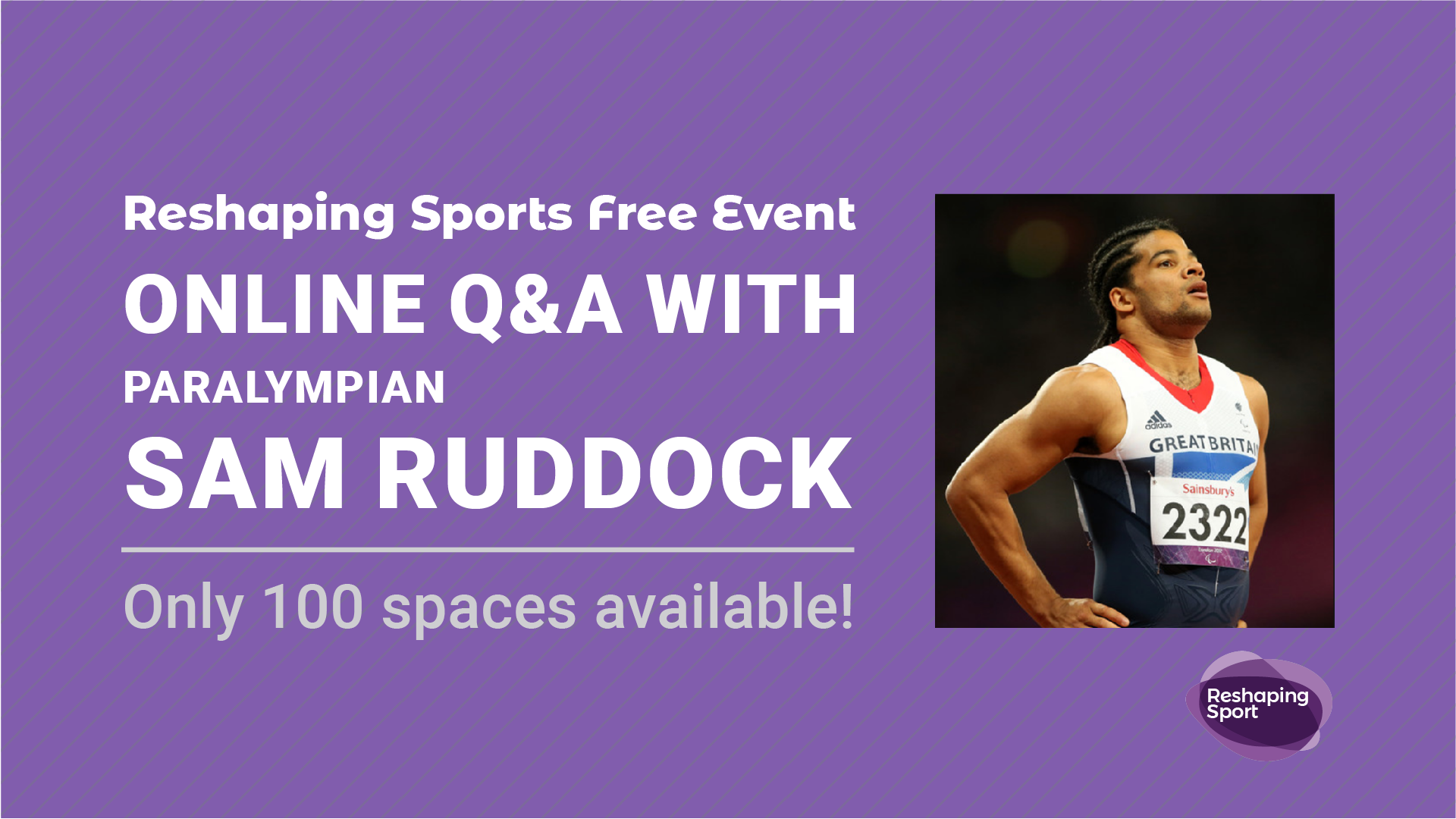 Sam Ruddock Q&A poster