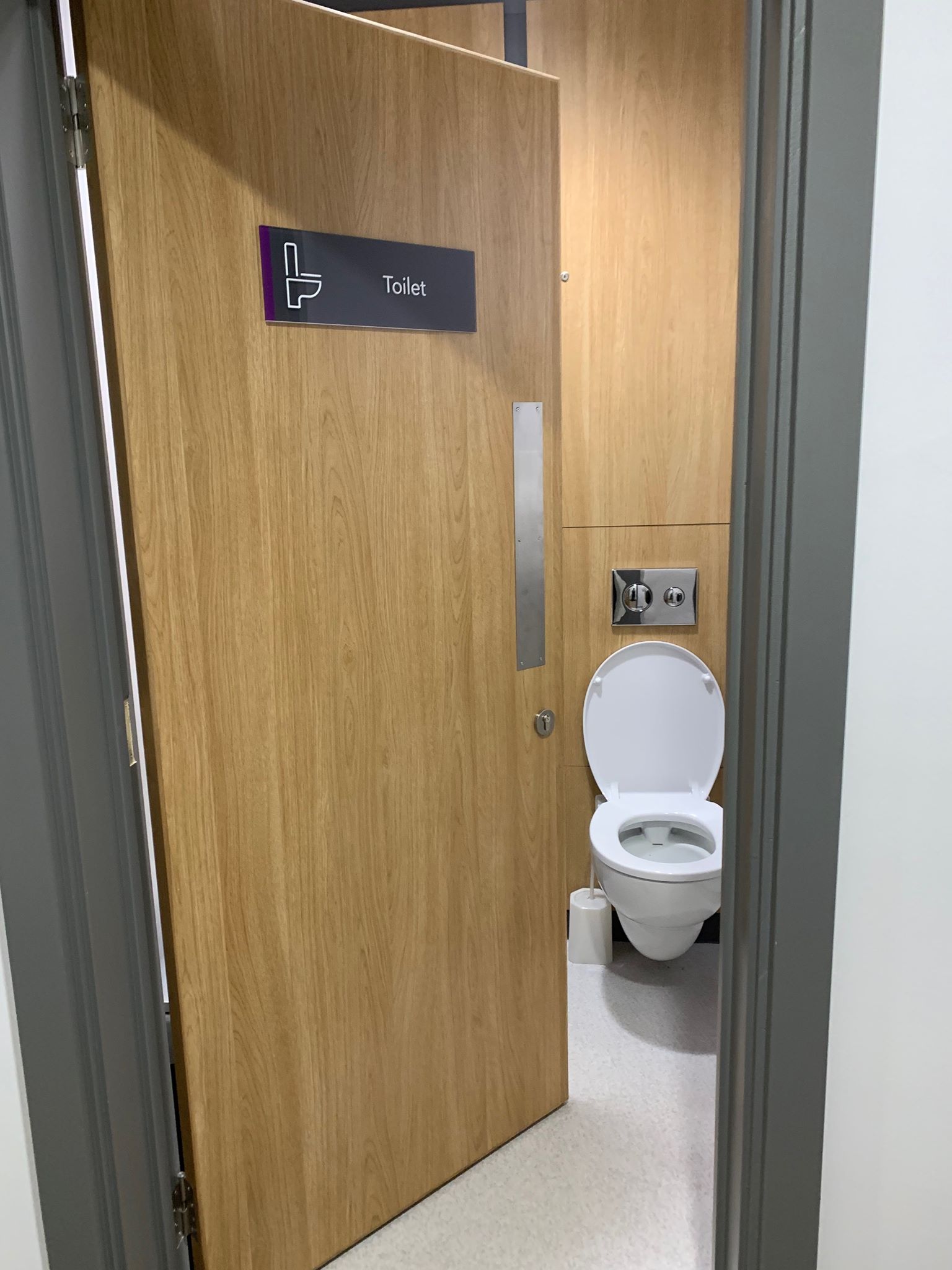 Gender neutral toilet