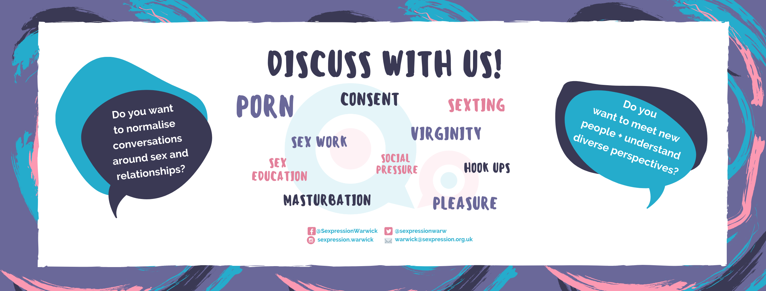 Discuss with Us banner